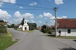 Náves v Domamyšli