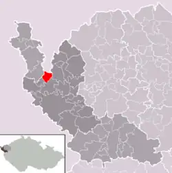 Vojtanov na mapě