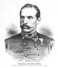 Vojtěch Samec (kreslil J. Mukařovský, archiv ÚČL AV ČR)