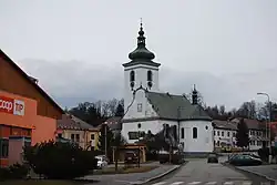 Farní kostel sv. Kateřiny ve Volarech.