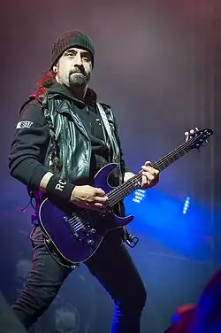 Caggiano na festivalu Ilosaarirock v roce 2016