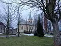 Hřbitovní kostel sv. Josefa.