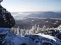 Výhled na planiny Slovenského krasu ze Skaliska