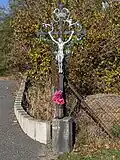Volyně - kříž na rohu ulic Vimperské a Dobřanovské (4).jpg
