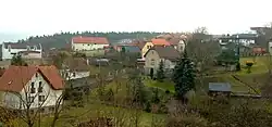 Pohled na jižní část obce