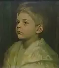 Portrét chlapce (olej na plátně)