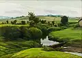 Vysočina (olej na kartonu) 1944