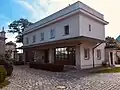 Funkcionalistická vrátnice Nového židovského hřbitova na Olšanech, 1933