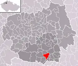 Vražkov na mapě