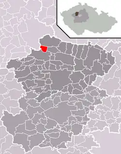 Vrbičany na mapě