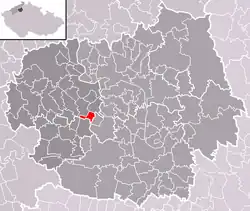 Vrbičany na mapě