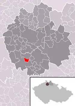 Vrchovany na mapě