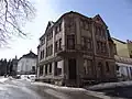 dům čp. 272 na rohu Zámecké a Kolmé ulice
