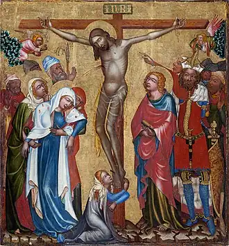 Vyšebrodský cyklus - Ukřižování (1345-1350), Národní galerie v Praze