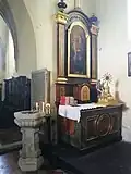 Interiér - oltář