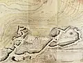 Nejstarší mapa Výpustku, autor Antonín Lola 1807