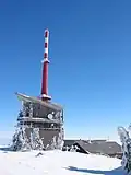 Vysílač na vrcholu Lysé hory