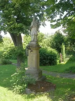 Socha sv. Jana Nepomuckého ve Vyskeři