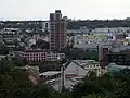 Pohled na Vysočany a rezidenci Eliška z Klíčova