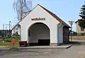 Možděnická náves, čekárna autobusové zastávky