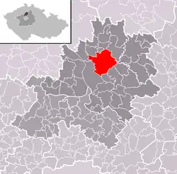 Vysoká na mapě