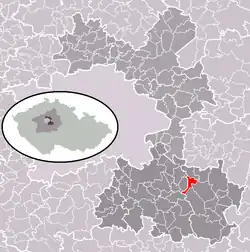 Vyžlovka na mapě