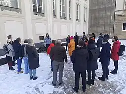 Vzpomínková akce za účasti velvyslance ČR v Lucembursku Vladimíra Bärtla, členů zdejší české a slovenské krajanské komunity a českých slam poetry performerů, 18. ledna 2024