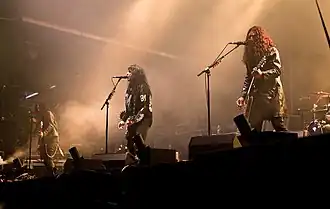 Skupina W.A.S.P. při koncertě