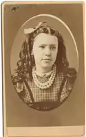 Neznámá mladá žena, asi 1870