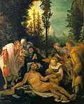 Wolf Huber, Oplakávání Krista (1524)