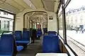 Interiér vozu WLB 100