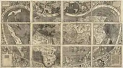 Universalis Cosmographia, Waldseemüllerova nástěnná mapa z roku 1507