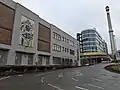 Slévárna Walter Praguecast (s mozaikou z matované keramiky), kancelářské prostory Kotelna Park 2 a komín kotelny (2025)
