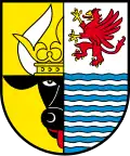 Zemský okres Meklenburská jezerní plošina – znak