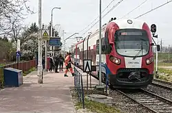 Pohled na zastávku