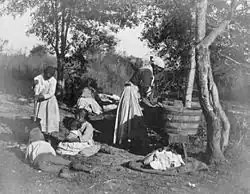Prací den na plantáži, 1887