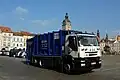 Iveco Stralis 270 s poslední řízenou nápravou jako vozidlo na sběr a svoz odpadu v Českých Budejovicích