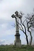 Wayside cross northern of Otradice, Náměšť nad Oslavou, Třebíč District.jpg