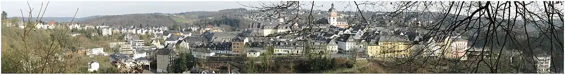 Pohled na Weilburg