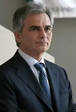 Werner Faymann (27. srpna 2008)