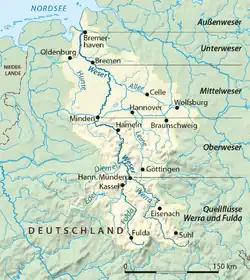 povodí Vezery