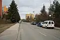 Západní pohled do Samešovy ulice