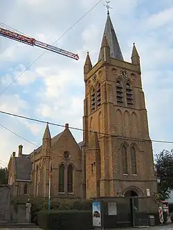 kostel sv. Vavřince ve Westende