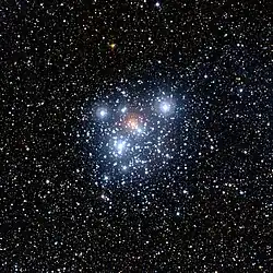 Otevřená hvězdokupa NGC 4755 na snímku z dalekohledu o průměru 2,2 m na observatoři La Silla. Autor: ESO.