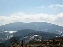 Pohled na Velkou Sovu z Niedźwiedzic