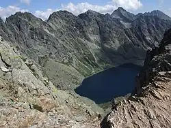 Prostredný a Východný Mengusovský štít, Rysy, Vysoká, Končistá.