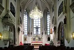 Interiér císařské kaple v Hofburgu