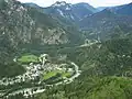 Pohled z kopce Mitterberg