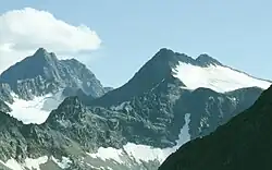 Wilde Leck (vlevo) a Kuhscheibe