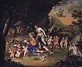 W. van Mieris: Armida pečuje o Rinalda, 1709